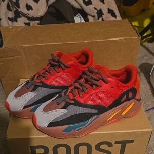 Adidas Yeezy 700 HI Res Red. SIZE 5.5